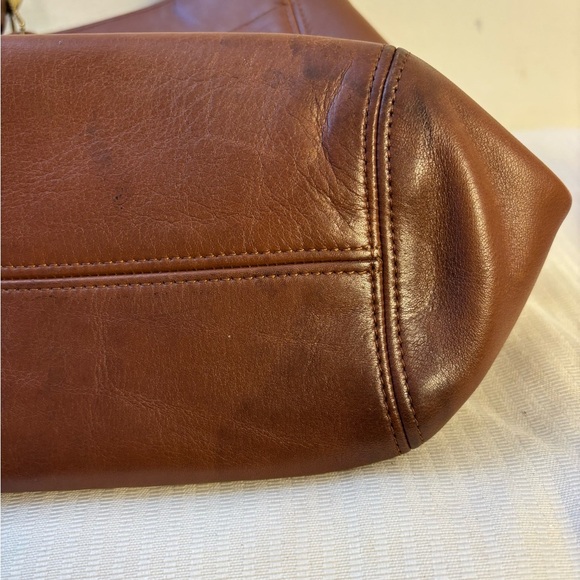 COACH British Tan Leather Waverly SoHo Tote Shoulder Bag - Picture 9 of 10